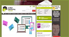 Desktop Screenshot of email-marketing-forum.de